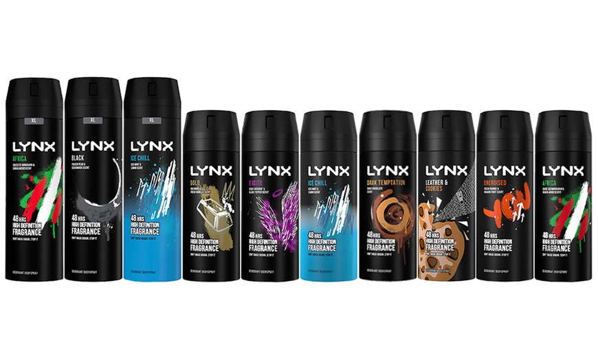 Image 1: Six-Pack of Lynx Men's Body Sprays