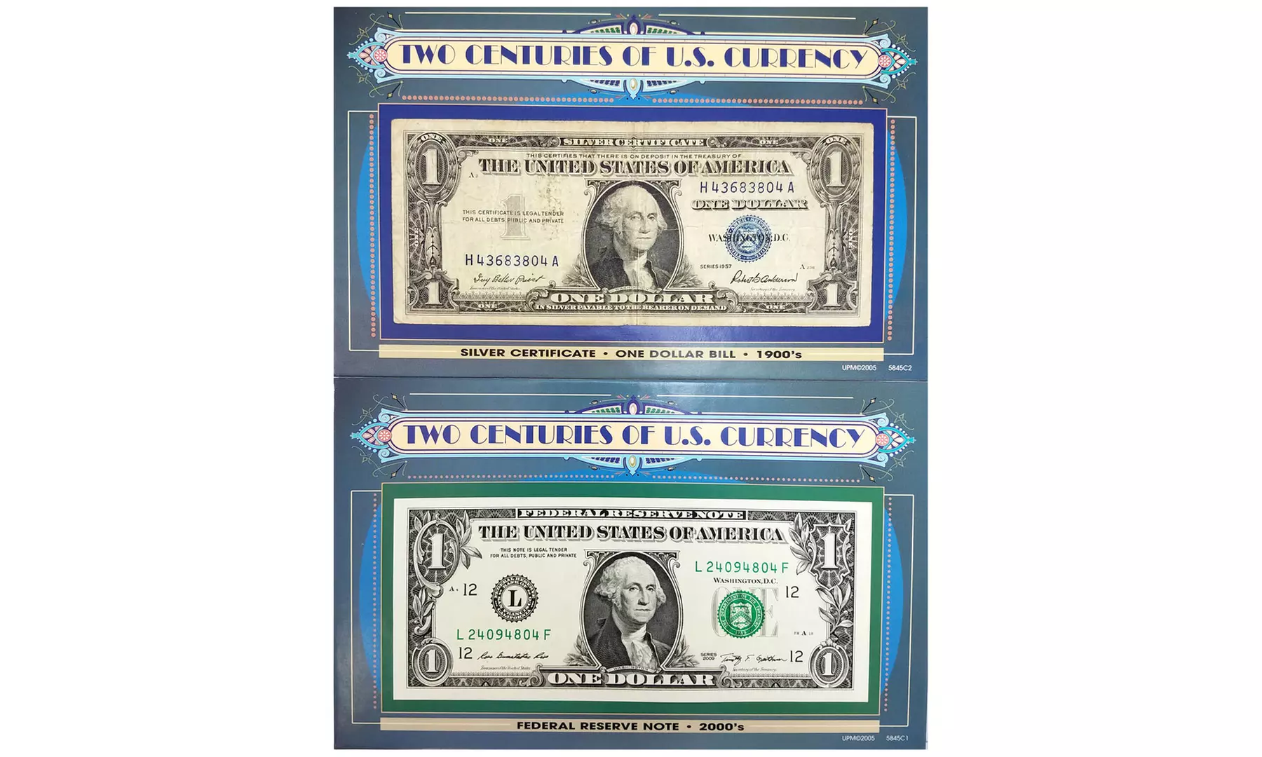 Two Centuries of US Currency Bills - Primary Image