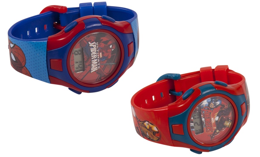 Image 2: Marvel Children's Digital Watch 