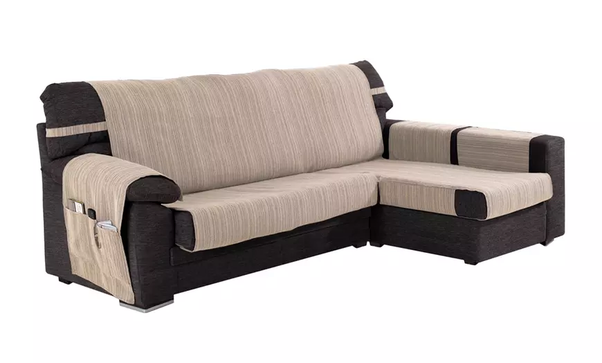 Image 5: Cubre sofá chaise longue Ribera