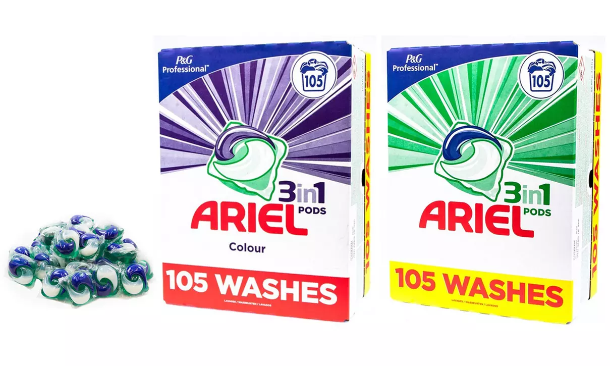 Ariel Pods 3en1, jusqu'à 420 capsules - Primary Image