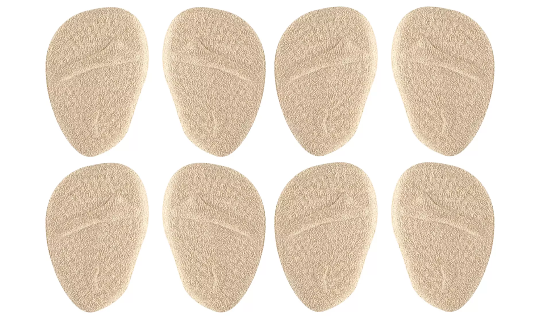 Hasta 4 pares de almohadillas de gel suave para aliviar el dolor con los talones - Second Medium