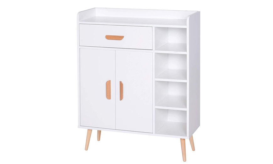 Image 2: Homcom Side Cabinet