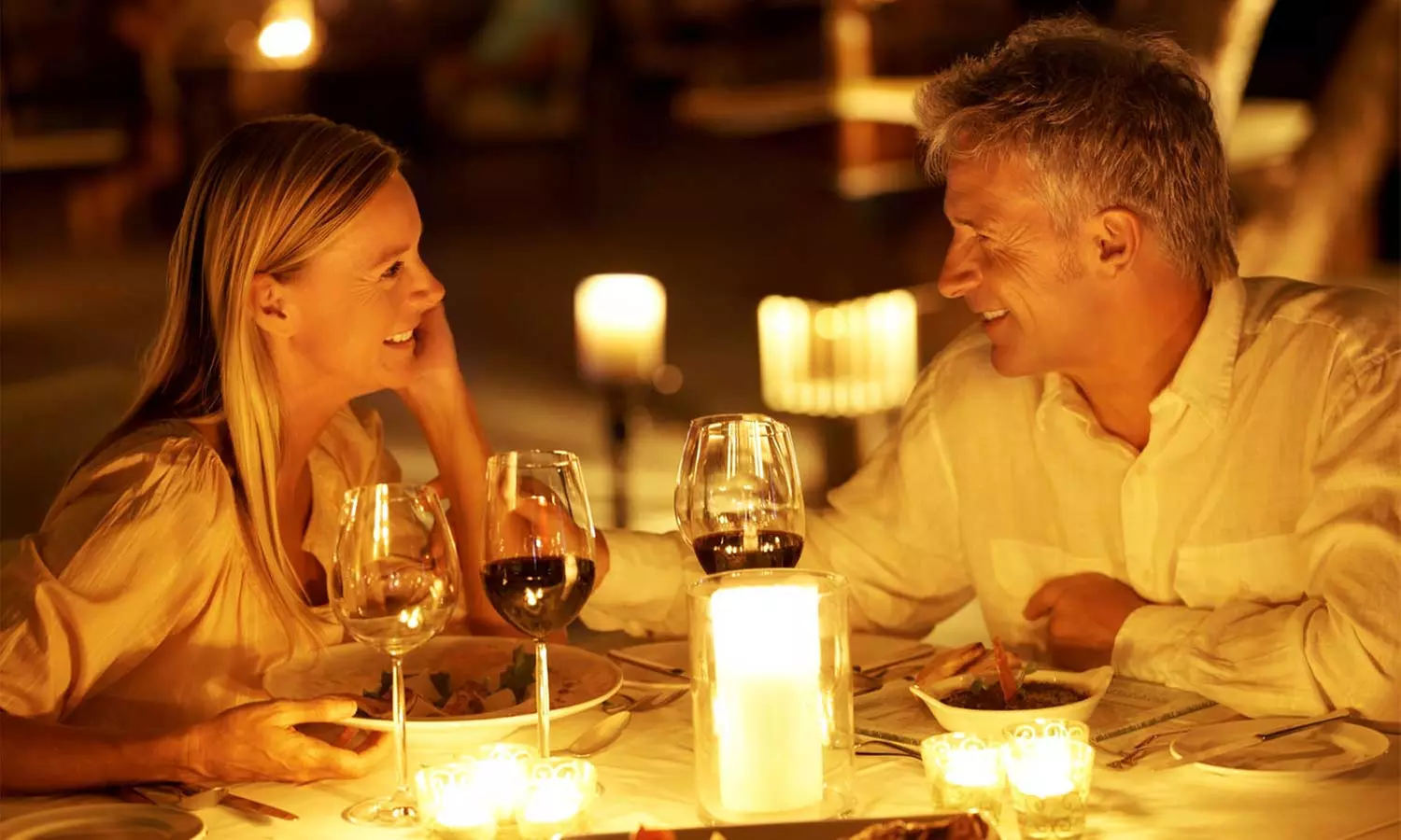 In 3-5 Gängen: Candlelight-Dinner für 2 Personen mit je 1 Aperitif