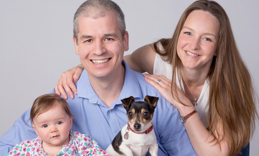 Image 2: Baby Photoshoot With 8'' x 6'' Print at Barrett & Coe studios 