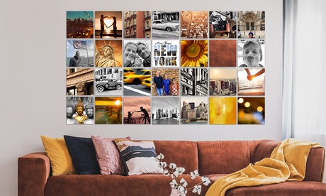1, 4 ou 6 photos sur carré en taille XS, S ou M sur Fotoproducten