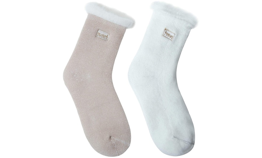 Image 4: 1 ou 2 paires de chaussettes "Cozy" 