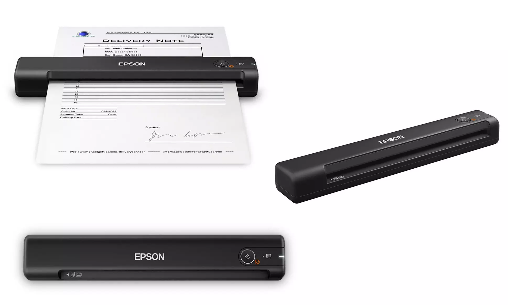 Epson B11B252201-RB WorkForce ES-50 Portable Document Scanner (Certified Refurbished) - Primary Image