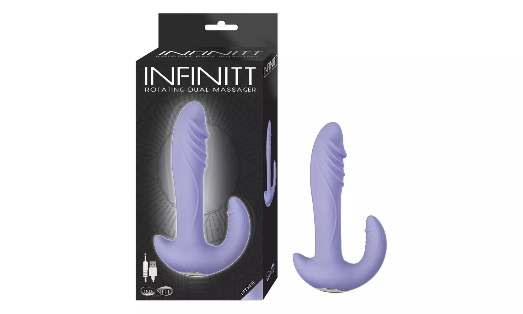 Nasstoys Infinitt Rotating Dual Silicone Massager - Second Medium