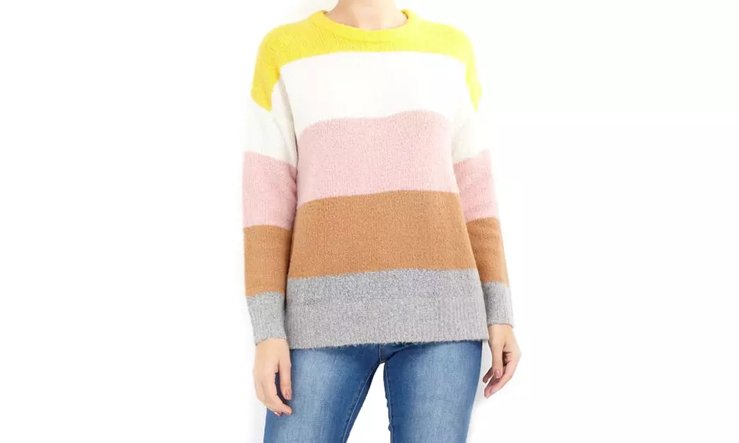 Pull femme Brave Soul Colorful - Second Medium