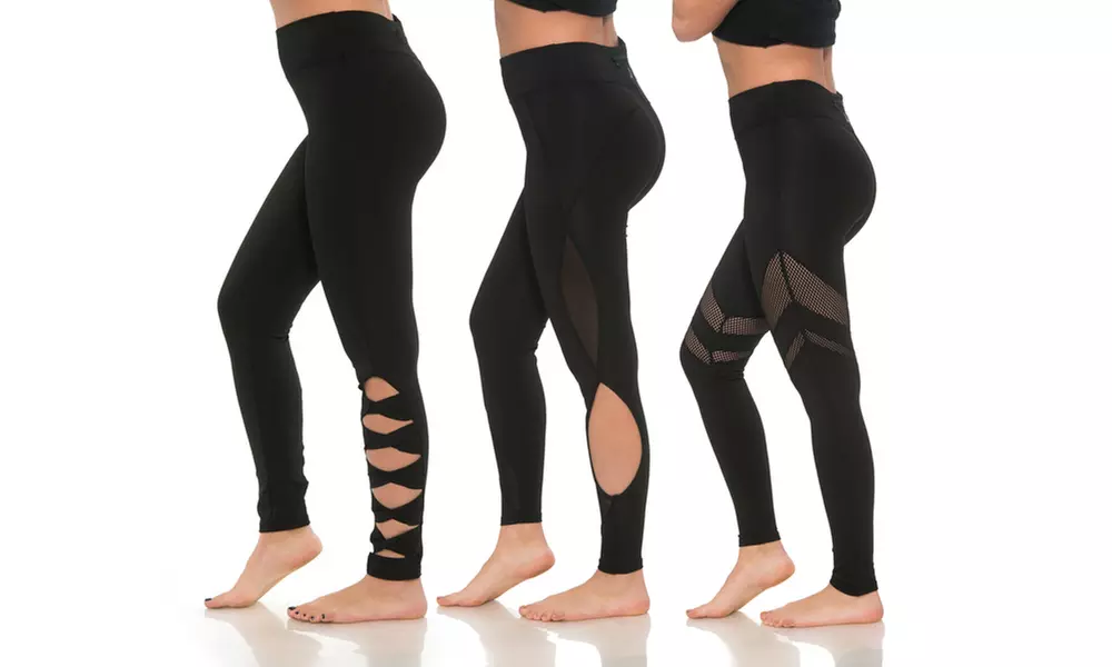 Women's High-Waisted Active Leggings. Plus Sizes Available - Primary Image