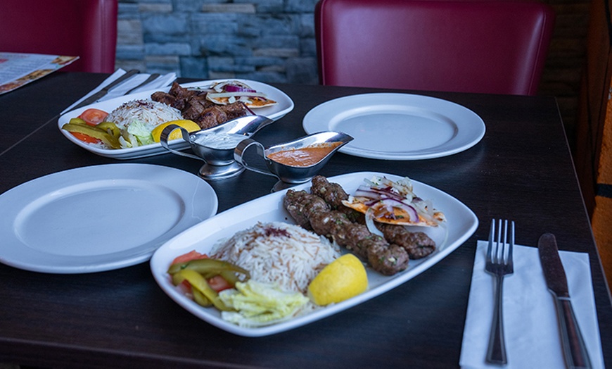 Image 6: Two-Course Meal for Two or Four at Shawarma Hut