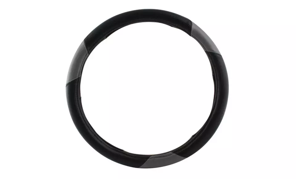 Carbon Fiber Dual Color Steering Wheel Cover. Multiple Colors - Second Medium