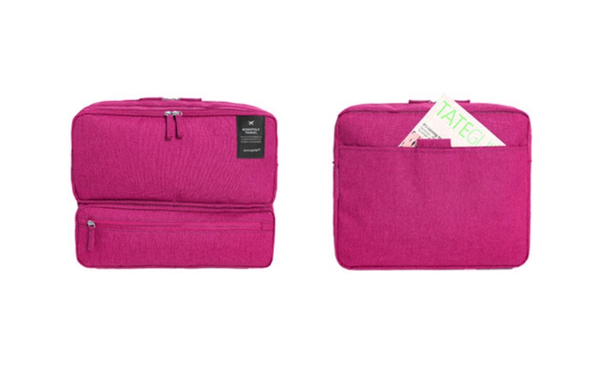 Image 6: Multi-Compartment Travel Bag