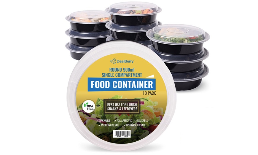 Image 2: Ten Pack of Food Containers