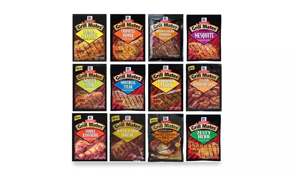 McCormick Grill Mates Marinades and Rubs, Variety Pack Bundle (12-Count) - Primary Image