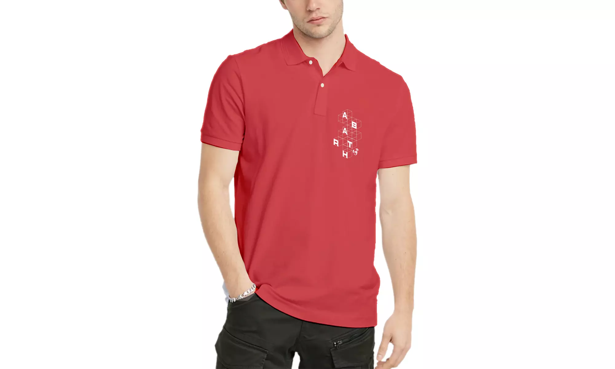 Abarth katoenen polo