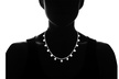 18K Gold Plated Naked Swarovski Elements Crystal Necklace - Second Medium