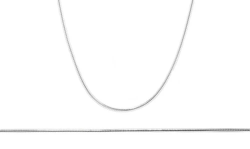 Italian Snake Chain in Sterling Silver - Primary Image