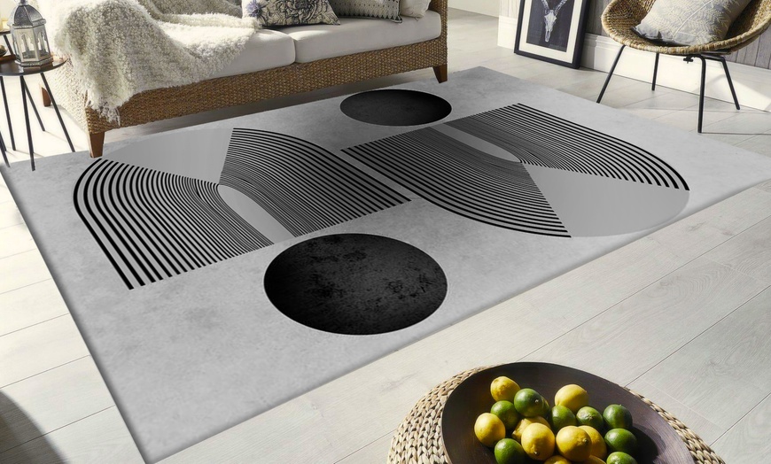 Image 14: Tapis de salon Black&White