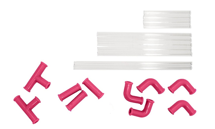 Image 3: 21-Piece Straw Construction Kit 