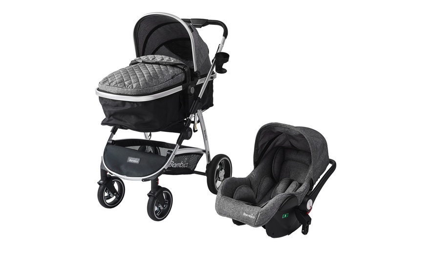 Image 5: Three-in-One Deluxe All-Terrain Stroller