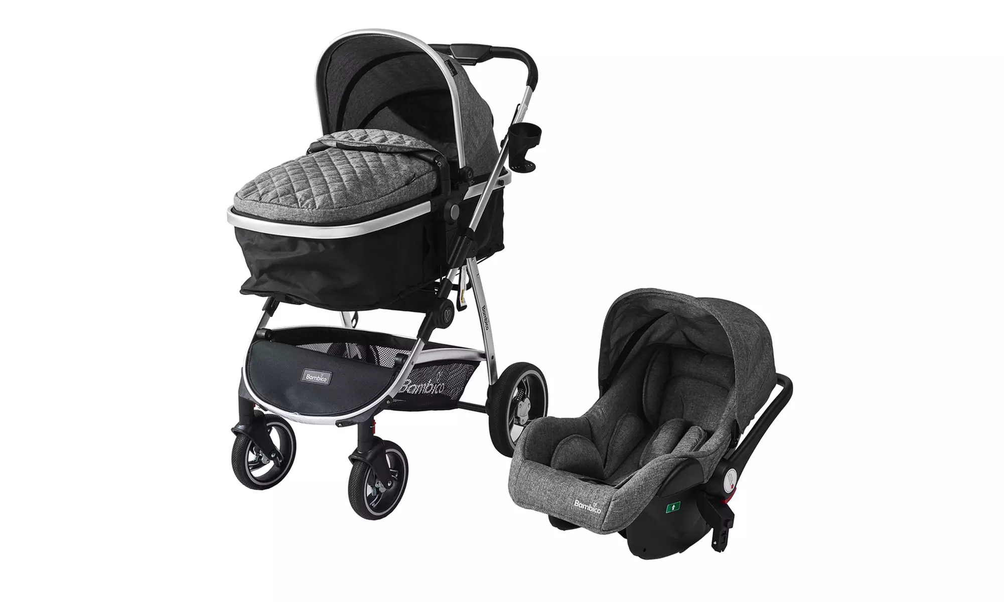 Three-in-One Deluxe All-Terrain Stroller