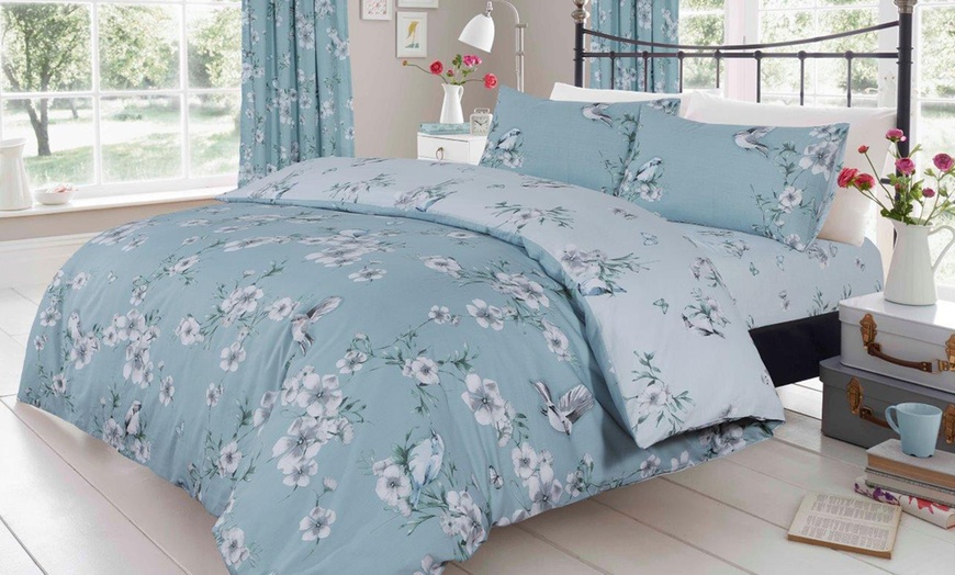 Image 3: Birdie Blossom Duvet Set