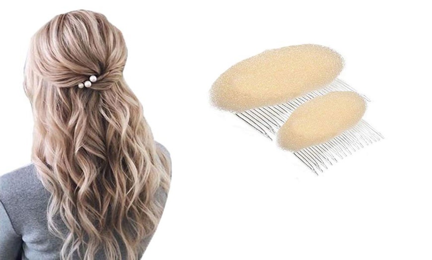 Image 3: Volumising Hair Piece Two-Pack
