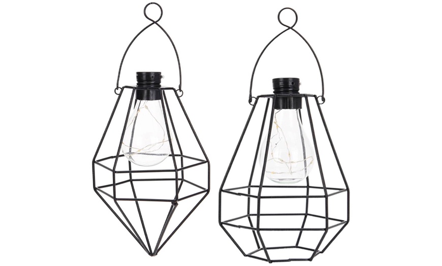Image 2: Faroles solares para exteriores