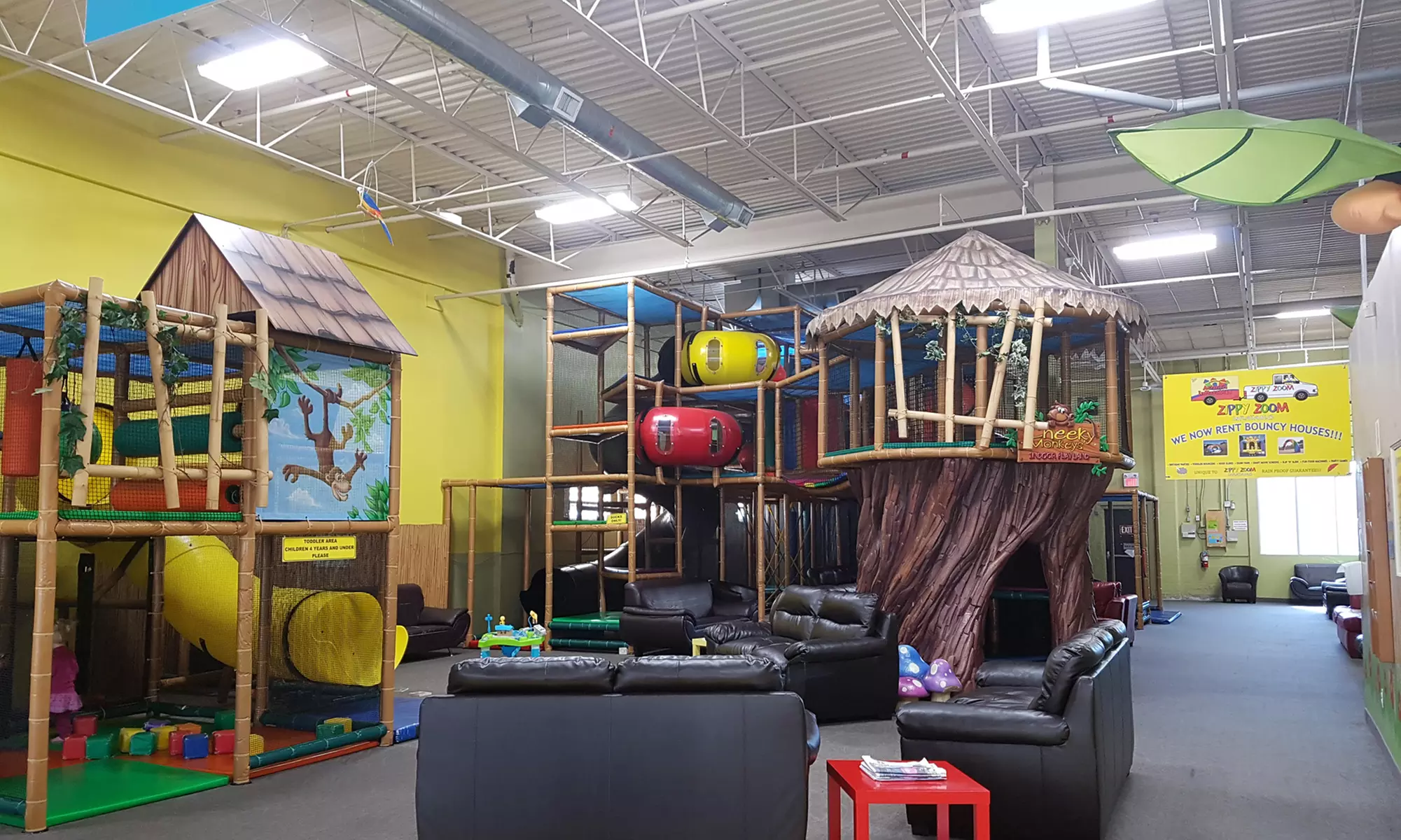 Two or Four Admission Tickets to Cheeky Monkeys' Indoor Playland (Up to 47% Off) - Primary Image