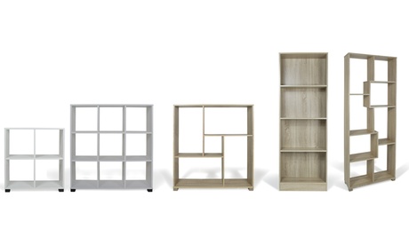 Libreria in legno disponibile in vari modelli e 2 colori