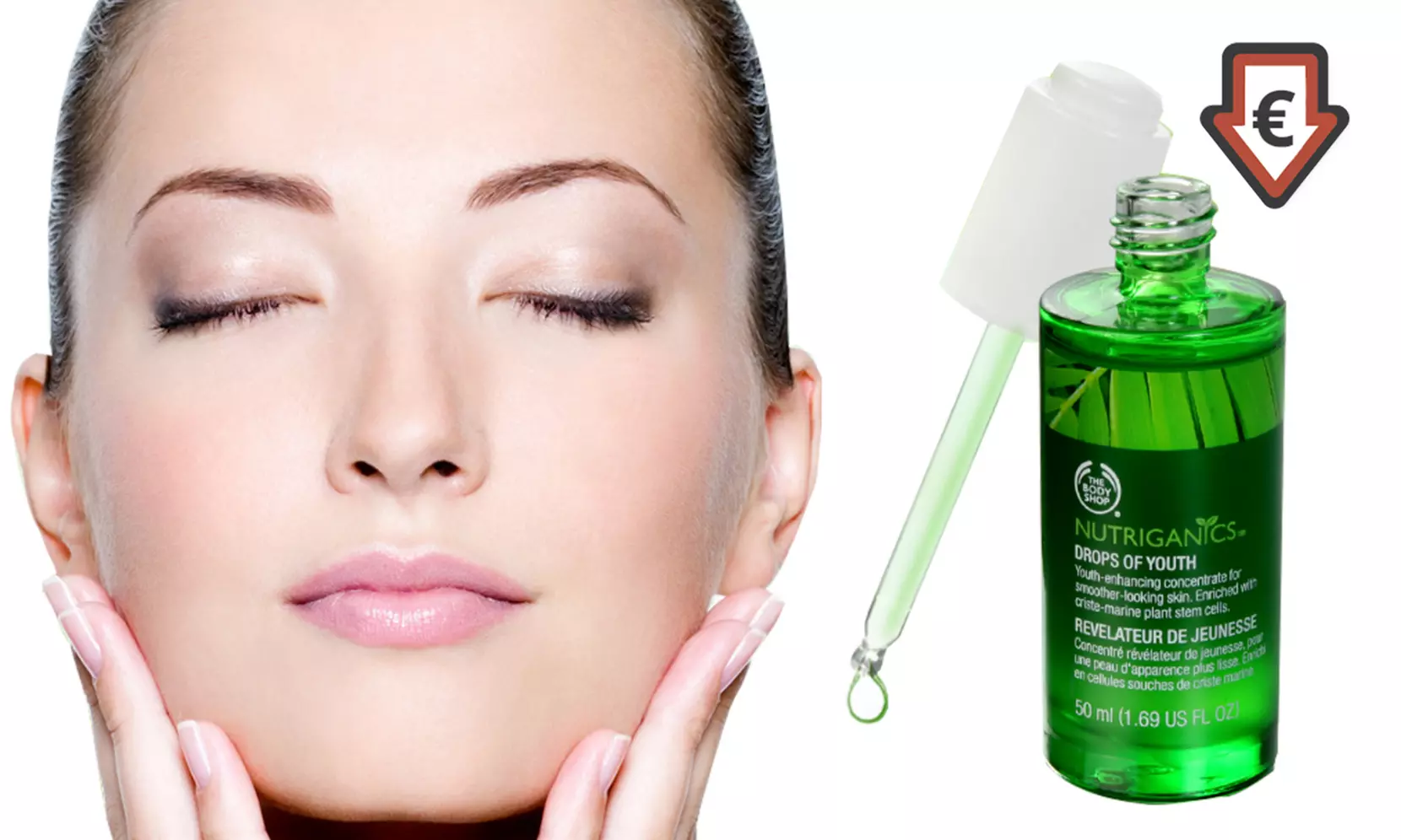 The Body Shop Nutriganics Drops of Youth 50 ml - Jugendverstärkendes Konzentrat - Primary Image