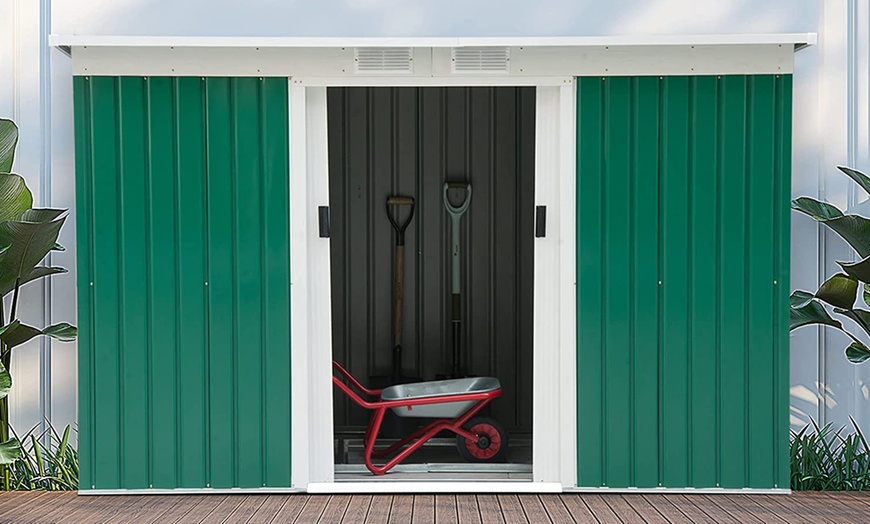 Image 2: Outsunny Large Storage Shed