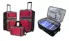 3-Piece U.S. Traveler New Yorker Luggage Set in Red