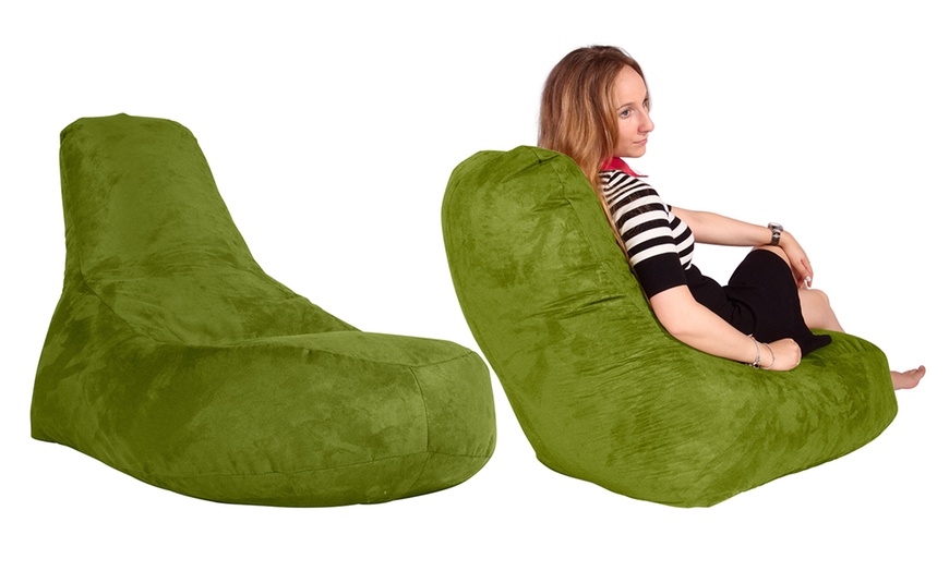 Image 20: Big Bertha Suede Bean Bags