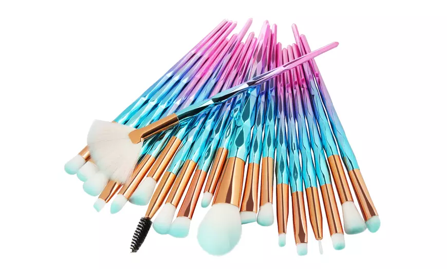 Image 3: 20 brochas de maquillaje Diamond