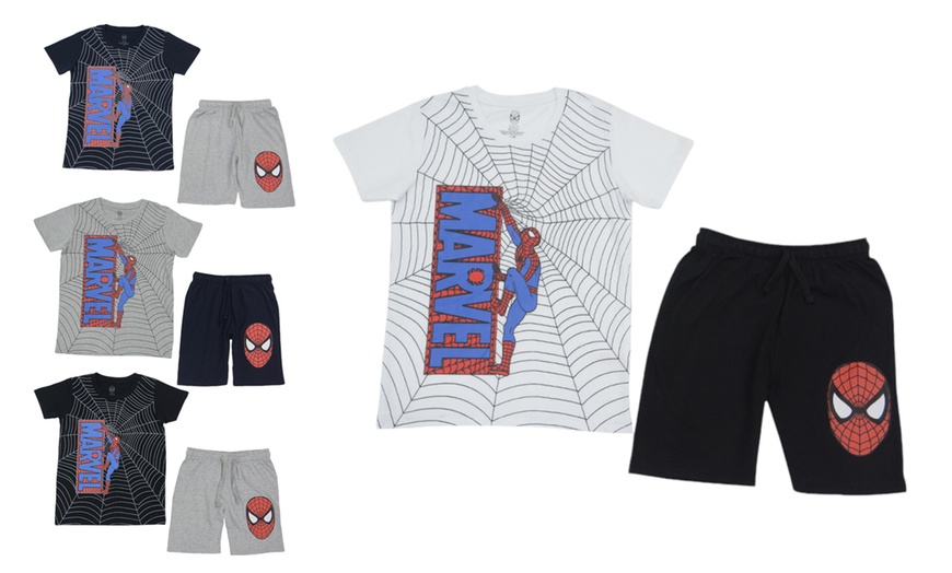 Image 1: Marvel Spiderman T-Shirt and  Short Set