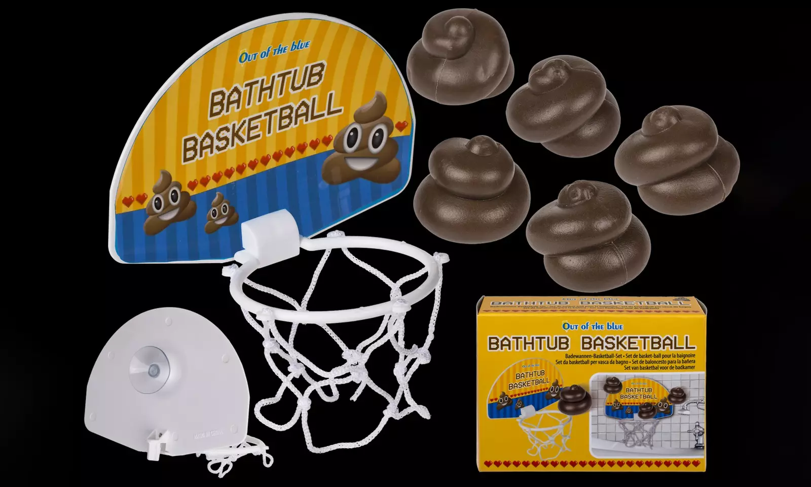 1 ou 2 jeux de basket-ball à crottes pour le bain - Primary Image