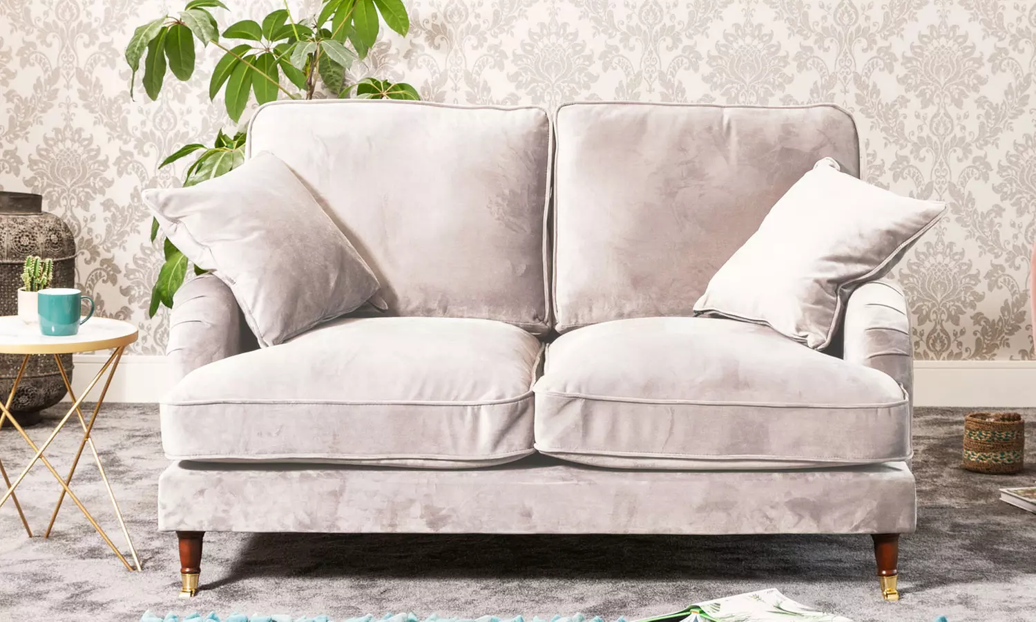 Callaway Velvet Sofa Selection