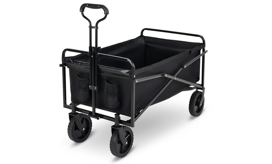 Image 10: Heavy-Duty Foldable Garden Trolley