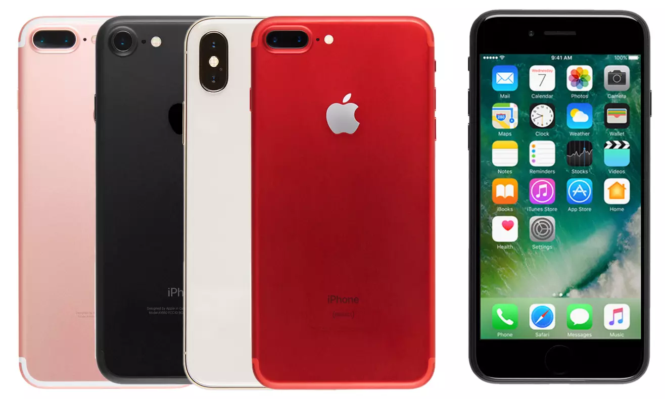 Apple iPhone 7, 7 Plus, 8, 8 Plus, X Smartphone (Fully Unlocked)(Scratch & Dent) - Primary Image