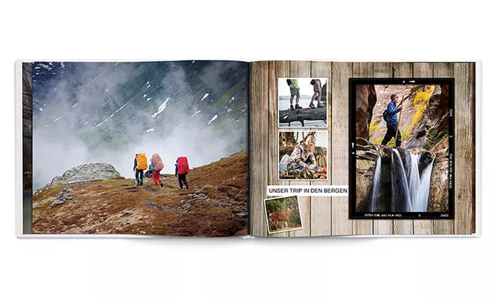 Fotobuch L (A4) mit 30 Seiten und Leineneinband von Albelli (96% sparen*) - Primary Image