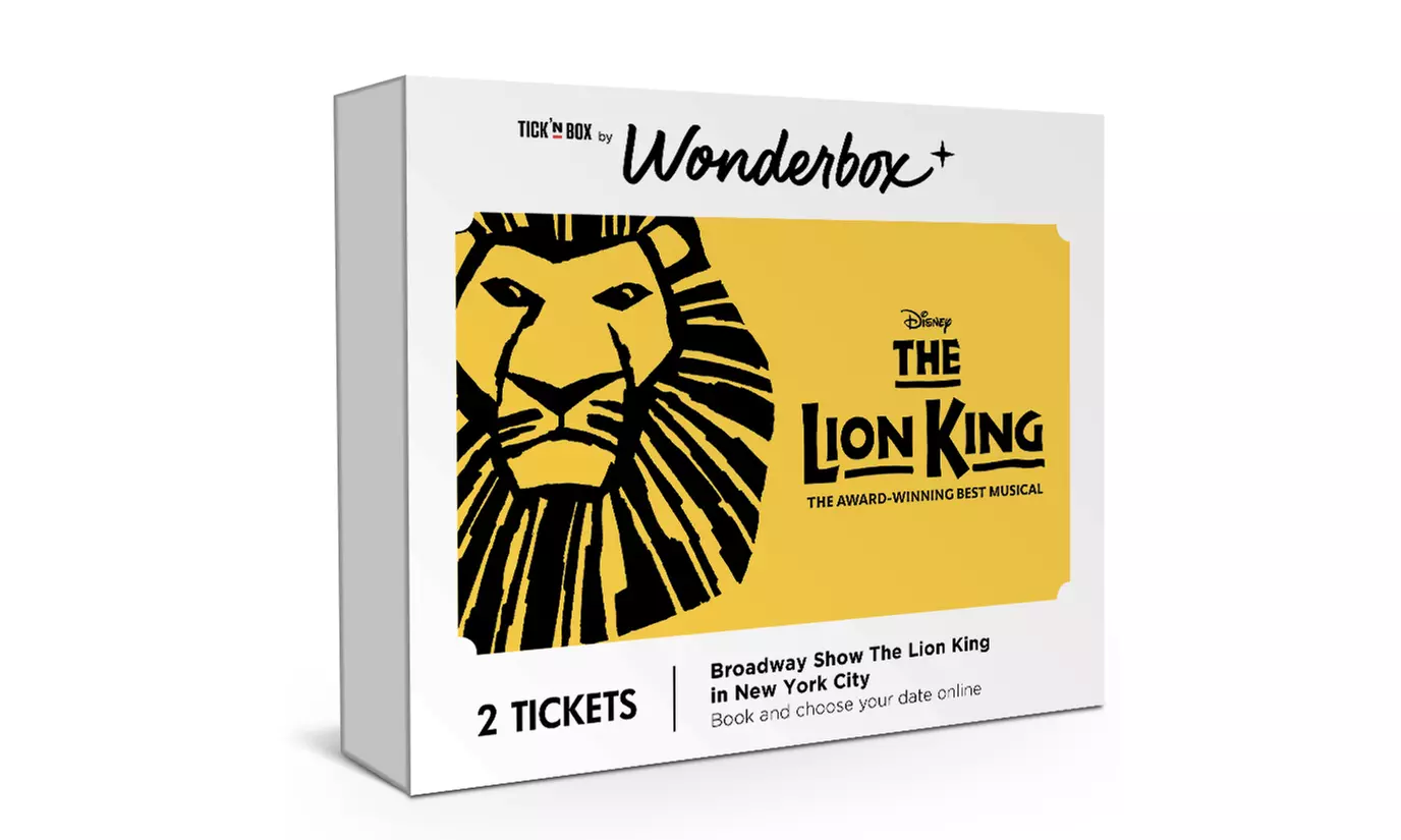 Two Tickets to The Lion King on Broadway with Optional One Hotel Night in NYC  - Primary Image