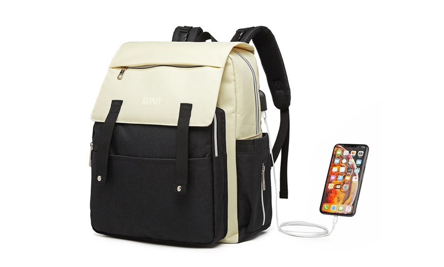 Image 2: Kono Multi-Compartment Backpack