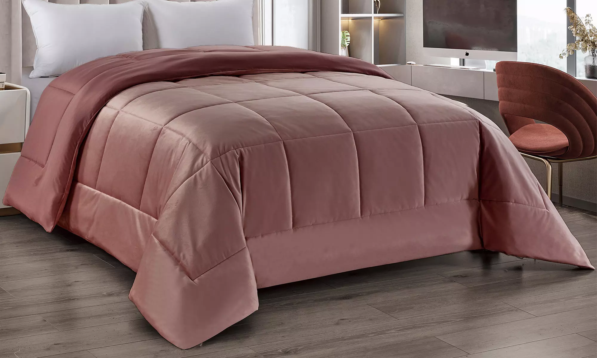 Trapunta in velluto matrimoniale Desdemona