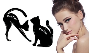 Cat Eyeliner Stencil (2-Pack)