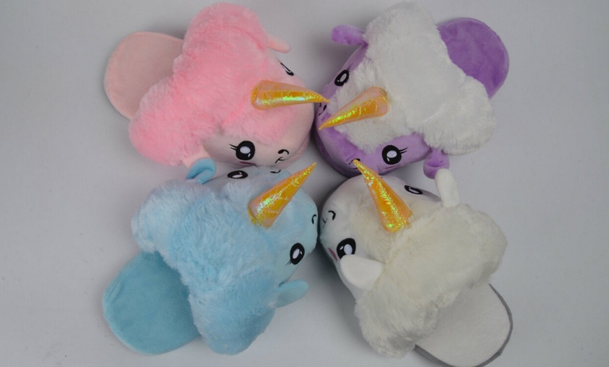 Image 11: Unisex Unicorn slippers