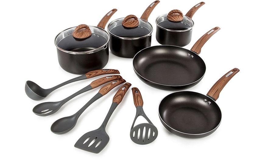 Image 1: Tower Pan and Utensil 10-Pc Set