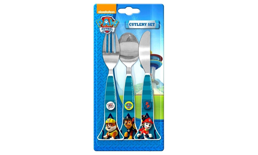 Image 7: 3-Piece Kids Licensed Cutlery Set